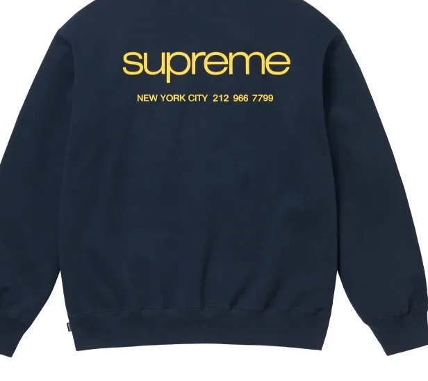L Crewneck XL Hoodie NYC Black Sapphire M S 0821